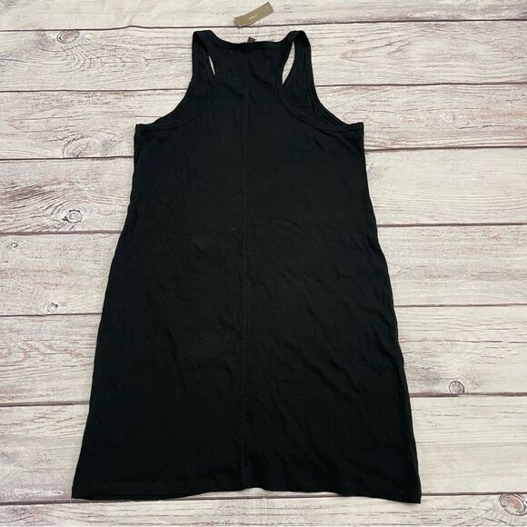 J. Crew Racerback Mini Tank Dress Black Size XL New with Tags Capsule Piece - Picture 4 of 11